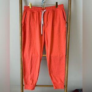Vuori orange performance jogger